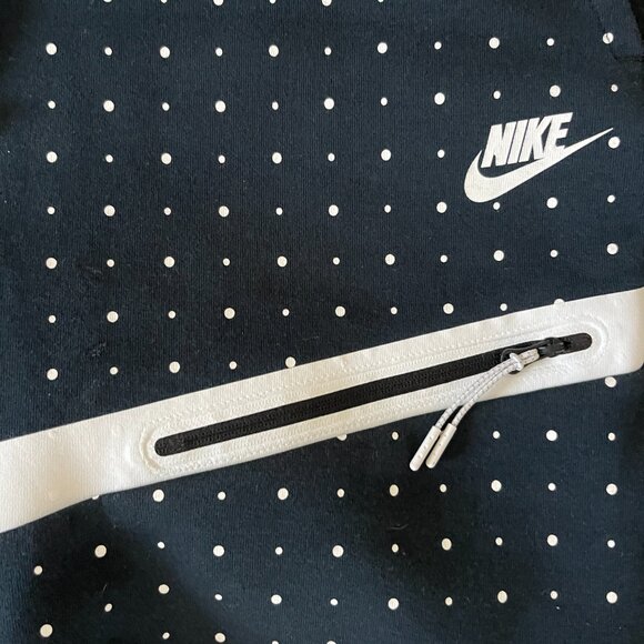 Nike Polka Dot Athletic Shorts Men’s M Black White Athleisure Running Gym Sports - Picture 3 of 5